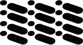 Bike It Black Spots And Stripes Protection Pack Of 24